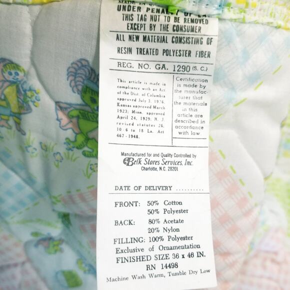 Nursery rhyme The story book collection  36x48" quilt 1.1454 - Picture 14 of 16